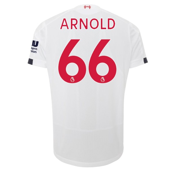 Camiseta Liverpool NO.66 Arnold Segunda equipación 2019-2020 Blanco